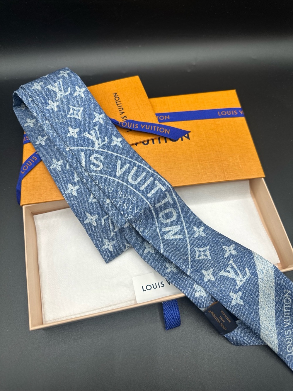 Louis Vuitton denim bandeau